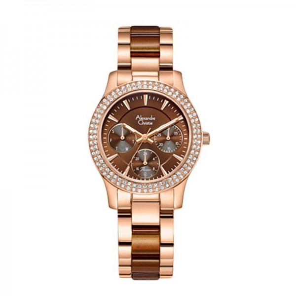 Alexandre Christie AC 2932 Rosegold Brown BFBRGBO